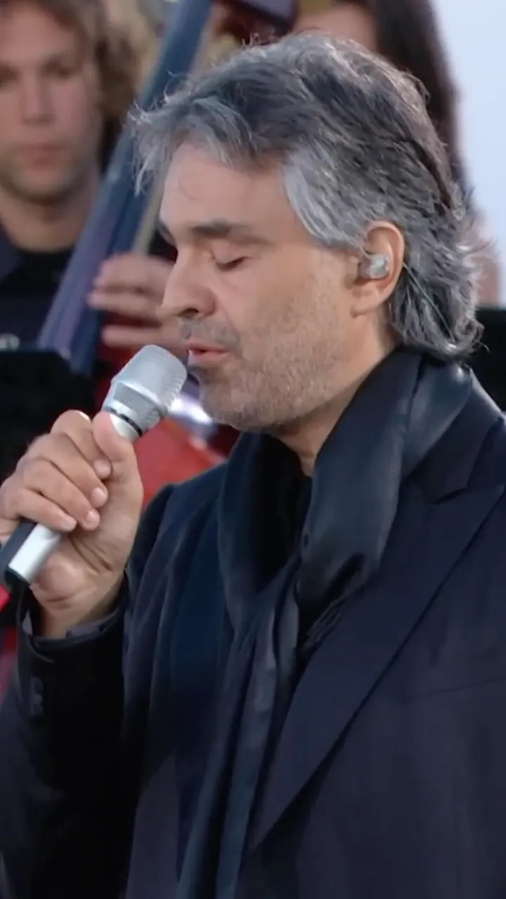 Andrea Bocelli singing Romanza at the Teatro del Silenzio in 2007